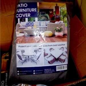 *SALE*100% Waterproof & Heavy Duty Patio Furniture Covers. Size=.35”Wx40”Dx31.5H